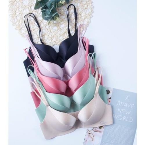 Sexy Bra Seamless Bralette Lingerie Women Soft Cup Bras Wirefree Push Up Brassiere Comfort Underwear Female Fashion Intimates #F