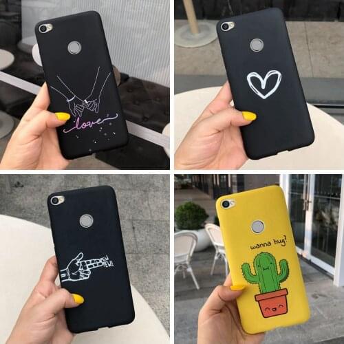 Printed Candy Case For Xiaomi Redmi Note 5A Prime Case Black Matte Silicone Soft TPU Cover For Xiaomi Redmi Note 5A Prime Bumper