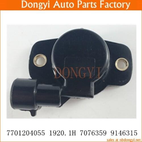 Throttle Position Sensor TPS OE No. 7701204055 1920.1H 19201H 7076359 9146315