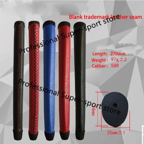 Golf Putter Grips Leather Seam Material exclusive sales Blank Golf Club Putter Grips Hot Hand stitching