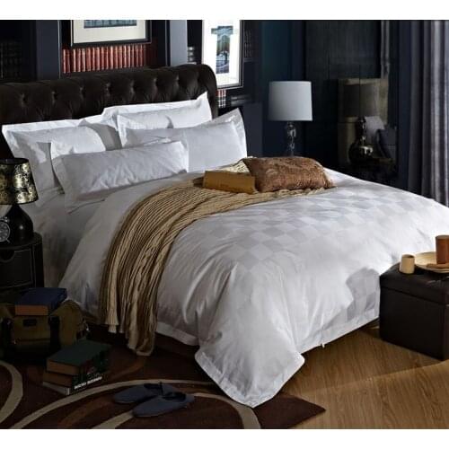 Hot! 4pc 100%Cotton Very Luxurious Five-star Hotel Style Queen/Full/King Size Bedding Set Bedclothes Bedline
