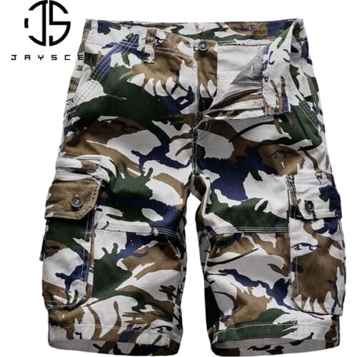 JAYSCE New Mens Fashion Shorts Cotton Casual Summer Work Combat Pants Classic Short Oversized Cargo Pants