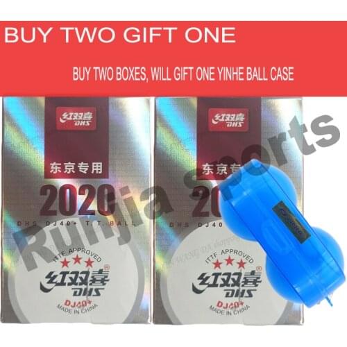 Original DHS DJ40+ 2021 WTT 2020 Tokyo ITTF 2020 BUSAN memory of table tennis ball for table tennis racket ping pong game