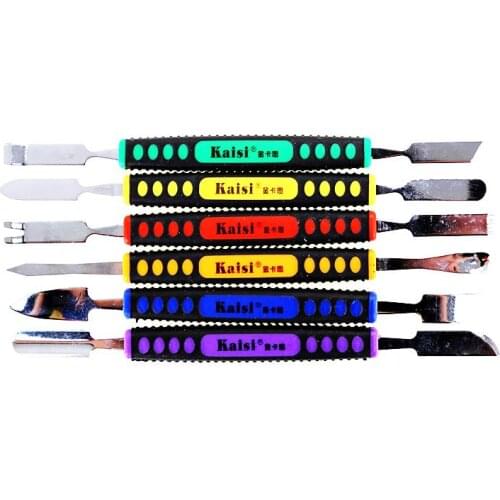 6Pcs Dual Ends Metal Spudger Set Mobile Phone Pry Opening Tools For iPhone Computer Cellphone Tablet Hand Tool Sets