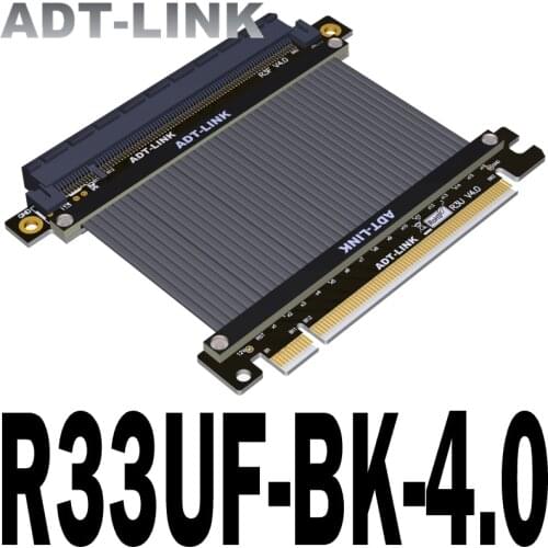 Newest PCIe 4.0 x16 Riser Cable RTX3090 RX6800xt Graphics Card ATX Case 90/180 Degree GPU Riser Extender PCI E4.0 Cable 256G/Bps