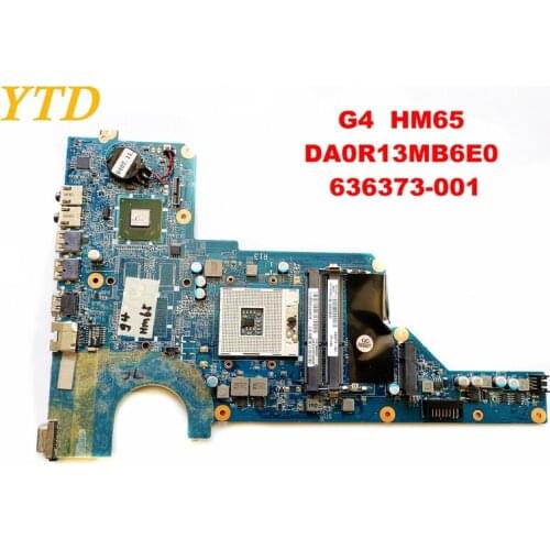 Original for HP G4 laptop motherboard G4 HM65 DA0R13MB6E0 636373-001 tested good free shipping
