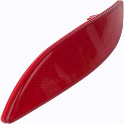 2PCS Right Left Side Rear Bumper Reflector Light Red Lens Fits For