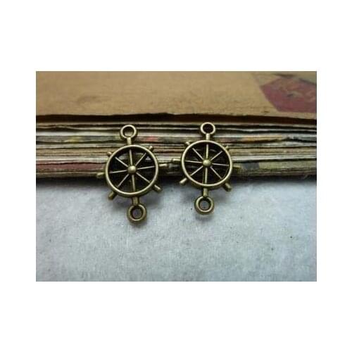 Zinc alloy pendant jewelry accessories diy handmade material charms 15 * 21 mm anchor