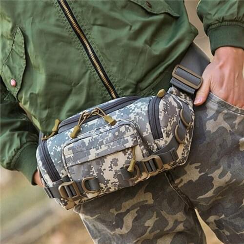 Outdoor Tactical Hiking Military Waist Pack Waist Pack Portable Fanny Pack Travel Large Army Waist Bag For Daily Life Cycling