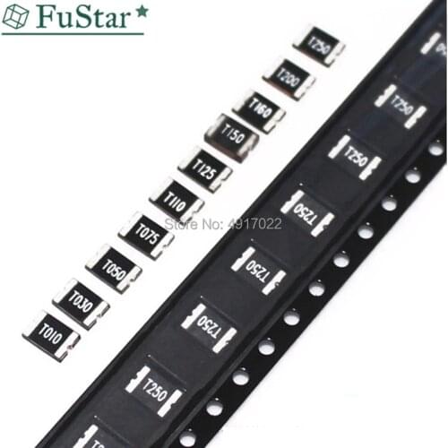 50PCS 1812 1A PPTC SMD 6V 8V 16V 24V 48V 60V SMT SMD Resettable Fuse PPTC PolySwitch Self-Recovery Fuses 1812L Recoverable Fuse