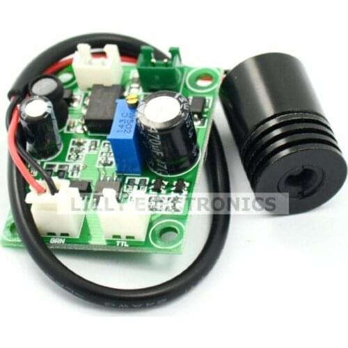 Industrial 12V 100mw 405nm Blue/Violet Light Laser Module w/TTL 18x25mm