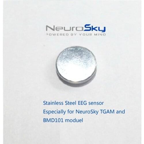 Stainless Steel Round Shape Dry Electrode Accessories for Neurosky EEG Device Brainwave Sensor Headset TGAM Chip BMD101 Module