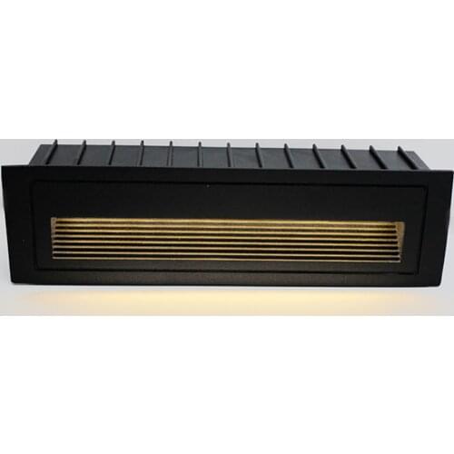 Horizontal Lamp Outdoor Waterproof Wall+Lamps LED Corridor Step Stair Light Embedded Square Wall Corner Lamp Villa Customized