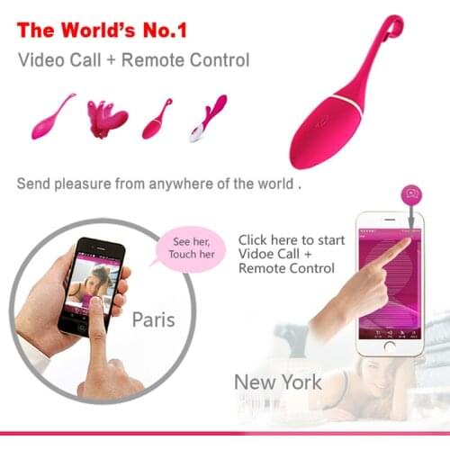 Smart toy REALOV APP Wireless Vibrators Vibrating ball Remote Control G-sport Clitoris Stimulator Sex Toy Massager for Woman