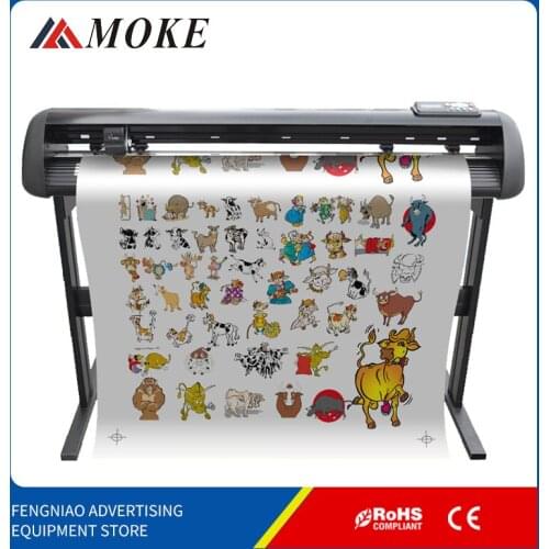 Vicsign 48" HW1200 step motor contour cutting function design cutting round edge cutting plotter machine