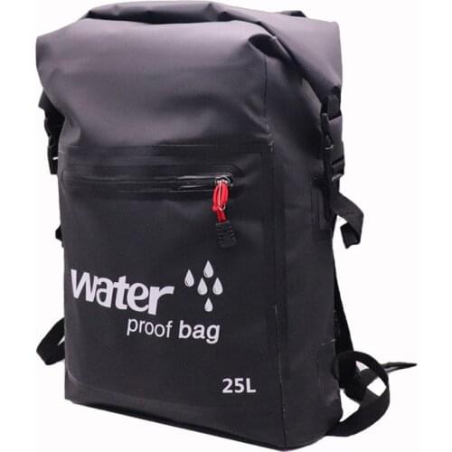 25L PVC Swimming Waterproof Dry Bag Double Straps Rafting Sports Kayaking Canoeing Swimming Bag Travel Kit Backpack Storage Bag