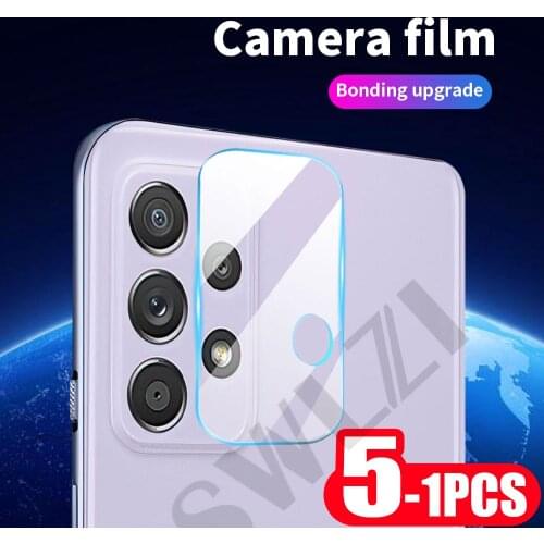5-1Pcs Camera Lens for Samsung galaxy protective Film A01 A11 A21 A21s A31 A41 A51 A71 A71s A91 phone screen protector