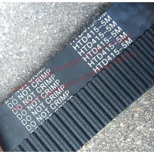 5pcs/lot HTD5M belt 415-5M-15 Teeth 83 Length 415mm Width 15mm 5M timing belt rubber closed-loop belt 415 HTD 5M S5M Belt Pulley