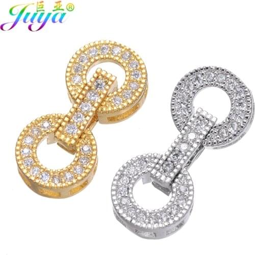 Ali Moda DIY Jewelry Findings Supplies Metal Fastener Clamp Closure Clasps Accessories For Women Beadwork Pearls Jewelry Making