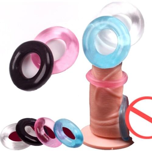 Sex Toys Delay Ejaculation Cocks Ring Erotic Toys Penis Ring Male Erection Stretcher Extender for Men Adults Games Sex Product