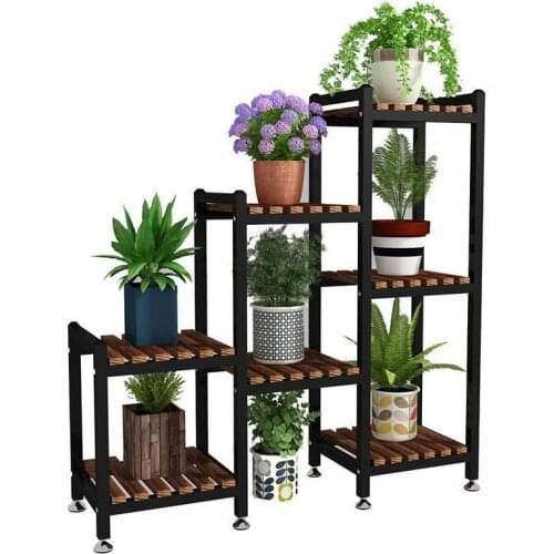 Estante Ladder Stand Indoor Balkon For Estanteria Para Plantas Dekoration Balcony Flower Stojak Na Kwiaty Rack Plant Shelf