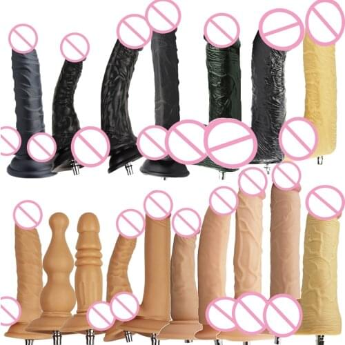 Fredorch 19 Types Quick Lock Silicone Dildo Attachments for Premium Sex Machine F6 F6P F19 Female Maturbation Sex Toys for Women