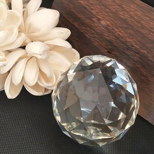 Crystal Faceted Ball Glass Balls Glass Crystal Pendants For The Chandelier Chandelier Parts Prism Suncatcher Hanging Pendants