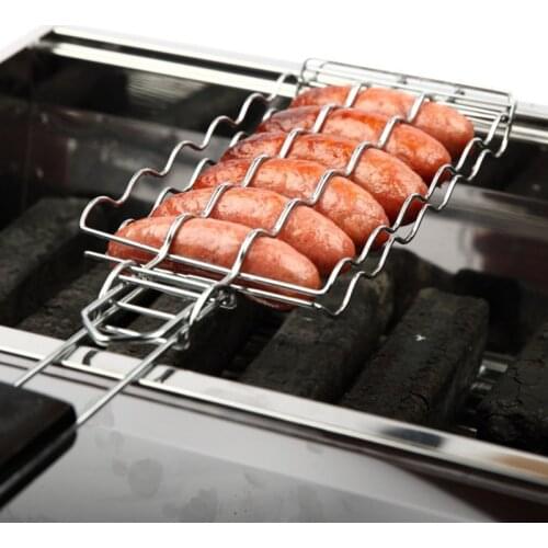 YOMDID Creative Barbecue Clip Practical Grilling Basket Outdoor Barbecue Grill Picnic BBQ Tool Kitchen Accessories Durable