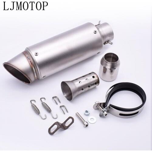 Motorcycle exhaust escape Modified Carbon fiber Moto Exhaust system For GAS GAS EC 2T 4T FSE/FSR RR/RS HUSQVARNA TC125 TE125
