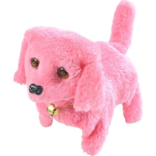 Stuffed Electric Dogs Plush Sharpei Pug Lovely Puppy Animal Toy For Children Kids Birthday Christmas Gifts With Bell