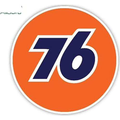 Aliauto Funny Number Car Stickers 76 Gas Station Racing Window Truck Door Bumper Vinyl Decal JDM Auto Accessories Apply To Car