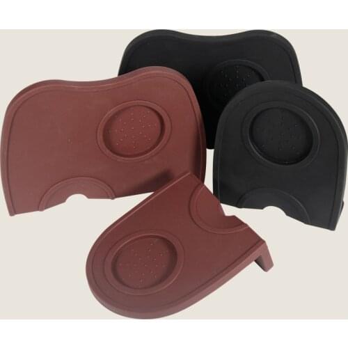 Coffee Powder Pad Anti-slip Corner Mat Home Bar Silicone Coffee Machine Handle Pad Kitchen Tool Coffee Tamper Accessories