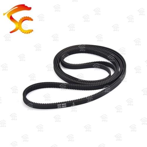 10pcs 2GT-900-6/10mm belt closed loop rubber 2GT-900-6/10mm timing belt Teeth 450 Length 900mm width 10/6mm for 3D printer