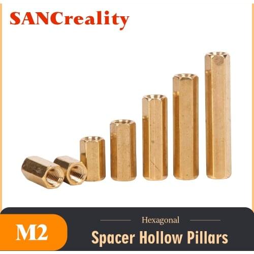 Hex Female to Female M2 M2.5 M3 M4 M5 brass standoff spacer Hexagonal Stud Spacer Hollow Pillars