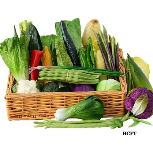 Green bea peas cucumber pepper broccoli cauliflower cabbage green vegetables chinese leaves lettuce fake artificial Vegetables