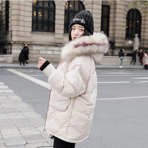 Womens Mid-Length Cotton-Padded Clothes 2020 New Korean-Style Loose-Fit Padded Cotton Overcoat for Winter