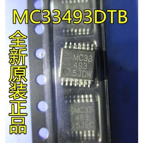 10piece-100piece/LOT MC33493DTB MC33493 TSSOP14 IC chip integration NEW Original In stock