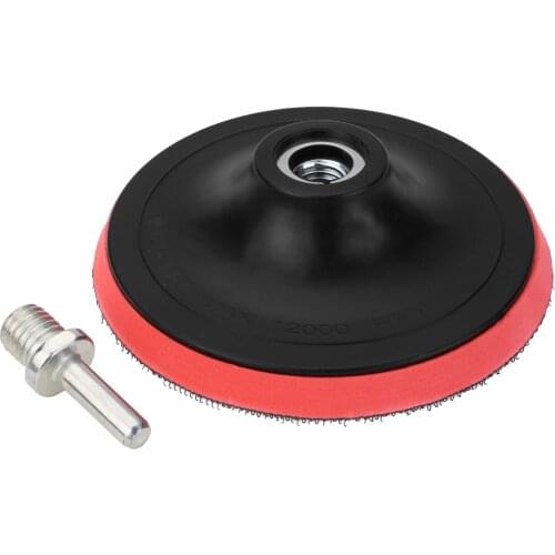 125mm Rubber Sanding Backing Pad Polishing Angle Grinder W/M14 Drill Thread 8mm