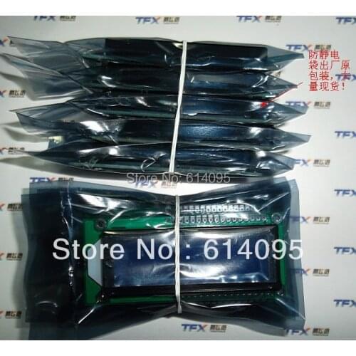 1602 LCD blue screen 5V with a backlit LCD with blue background and white characters (#215523)