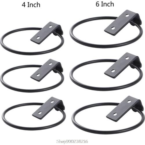 3 Pack 4/6 Inch Plant Holder Ring Flower Pot Holder Ring Wall Mounted Wall Planter Hook for Plant Collapsible N17 20 Dropship