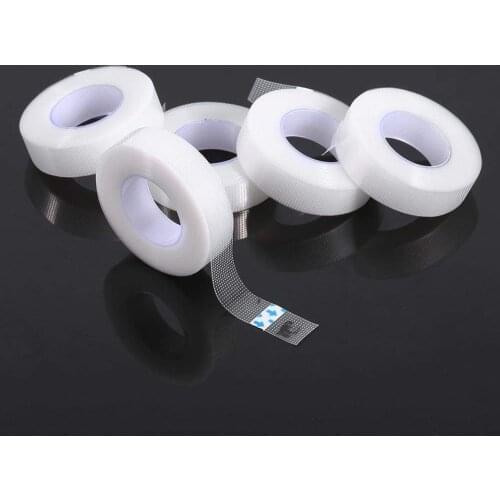 5 Rolls Eyelash Extension Eye Pad Breathable Non-woven Cloth Adhesive Tape Eyelashes Lash Extension Medical Tape Makeup