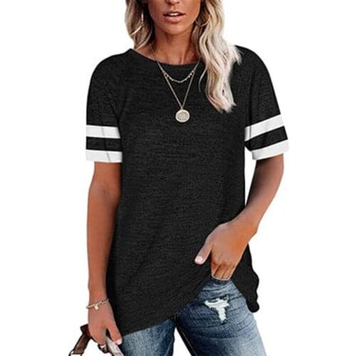 ALOBEE Womens Striped T-shirts
