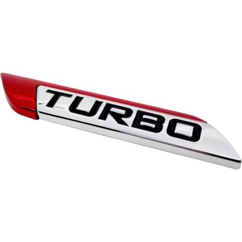 Car Styling Fender Trunk Stickers Auto Badge Emblem Decor for TURBO Logo for Porsche Nissan KIA Volvo Lexus Subaru Opel LADA MG