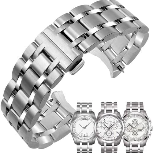 Seure Durable Stainless Steel Wrist Bracelet for Tissot Couturier 1853 T035 T035617 Watch Band Man 22/23/24mm +INSTALL TOOLS