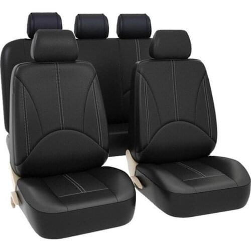 Car seat cover PU leather Front seat and universal Automotive interior For Toyota Volkswagen LADA Kia Skoda BMW