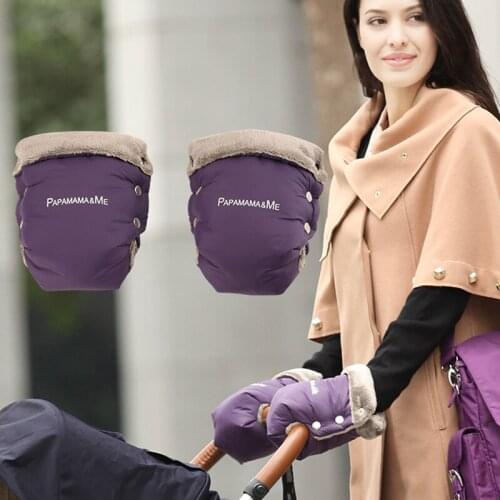 Baby stroller winter Waterproof pram hand muff carriage gloves clutch cart glove YoYa wheelchair accessories guantes carro bebe