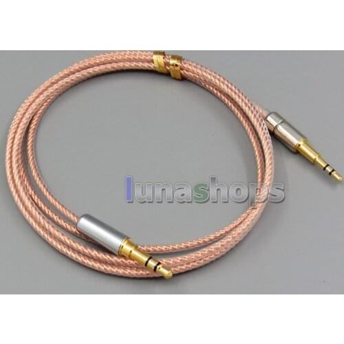 1.3m 7N OCC Earphone Cable For Sennheiser mm400 mm450 HD500 HD570 HD575 HD200 HD270 EH2270 HD590 Philips Fidelio UE60 LN004256