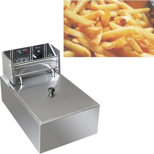 2020 6 + 6L Commercial Electric Fryer Factory Professional Electric Fryer With CE