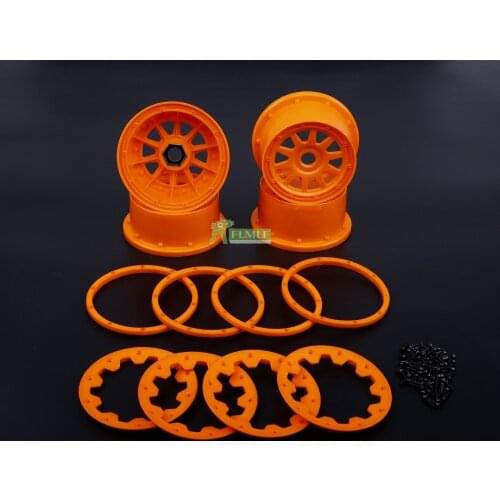 5SC Wheel Hub Kit With Deadlock Ring And Screws Set For 1/5 HPI BAJA 5SC