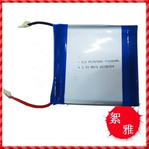 767581 large capacity core 3.7V 6000mAh mobile power core polymer lithium battery Rechargeable Li-ion Cell